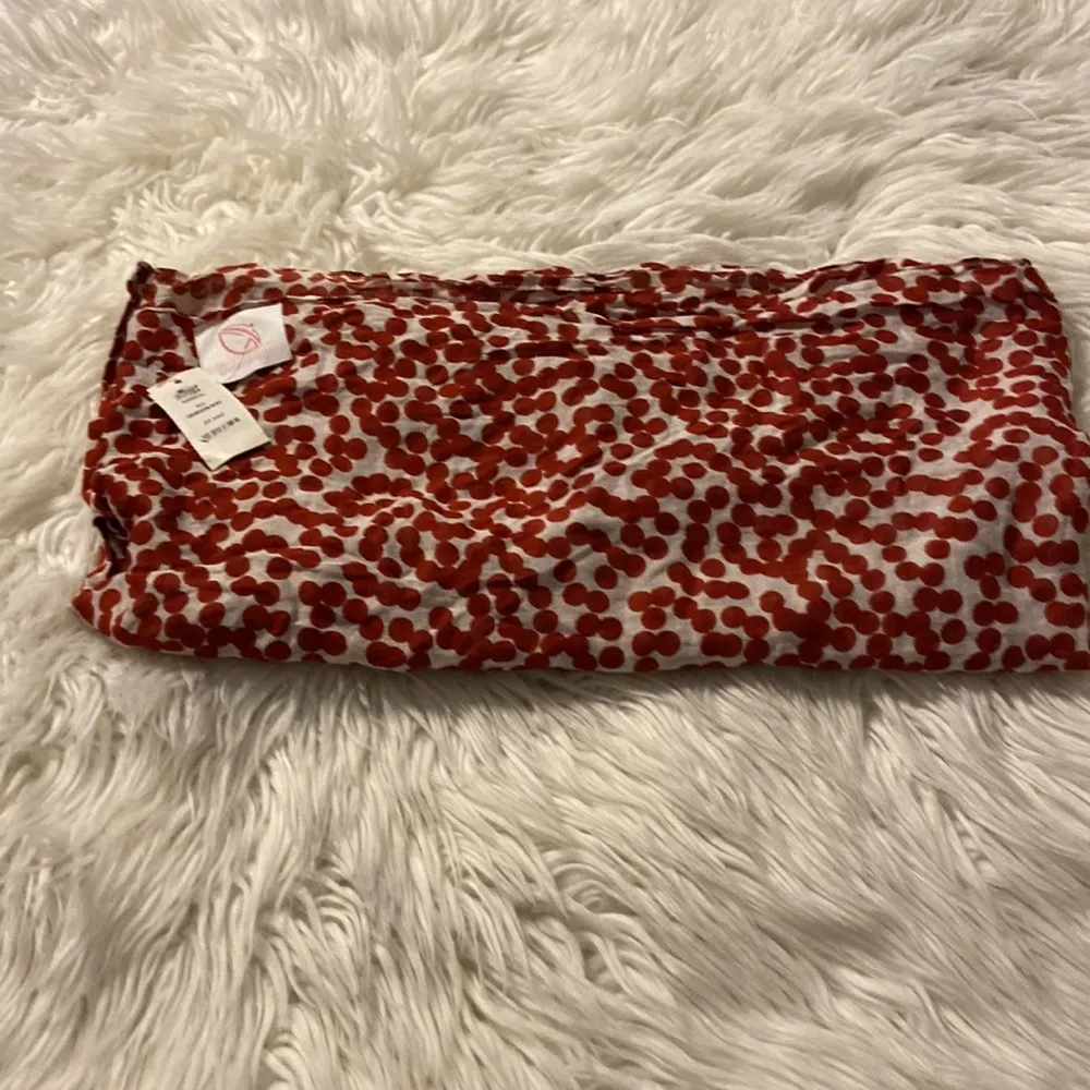 Scarf brand new Gameday girl stuff all crimson /why dot scarf long 36” wide 19” - Image 9