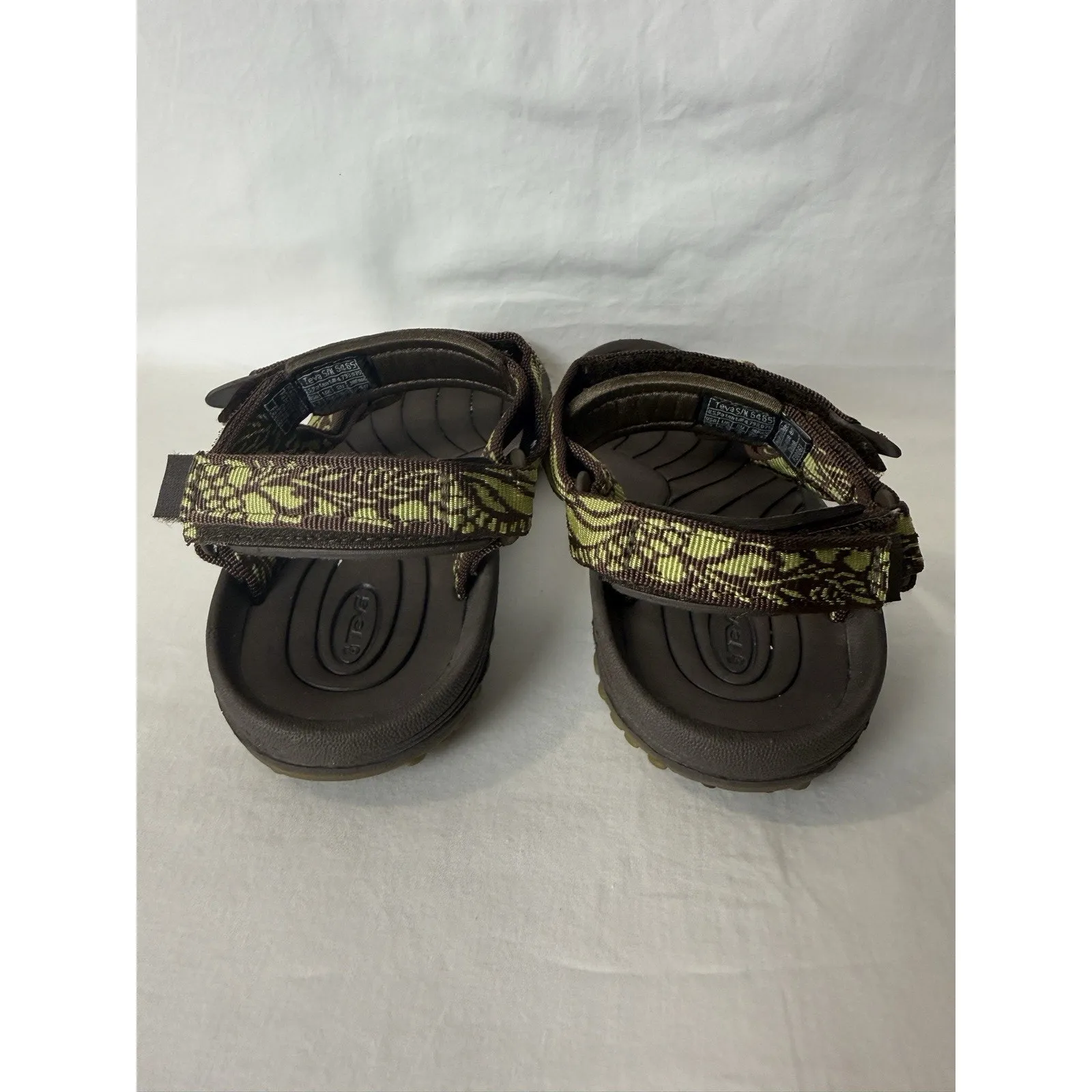 Teva Hiking Sport Water Sandals Women’s Size 7 Brown Hook Loop Strap F3006I - Image 11