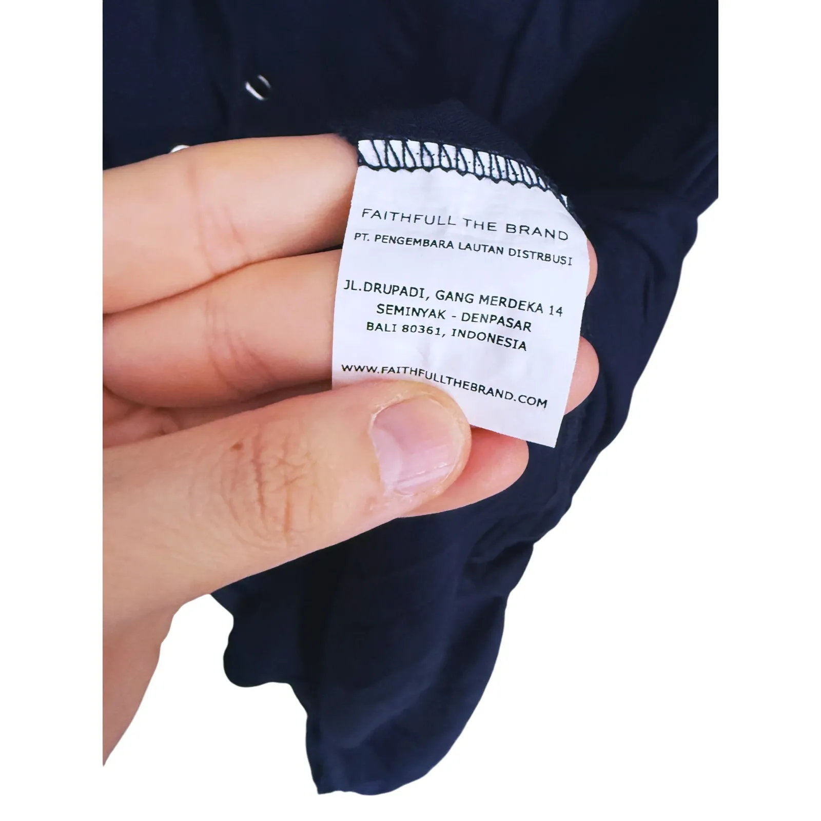 Tuckernuck Faithfull The Brand Navy Lace-Up Midi Dress 2 Boho Western Academia - Image 6