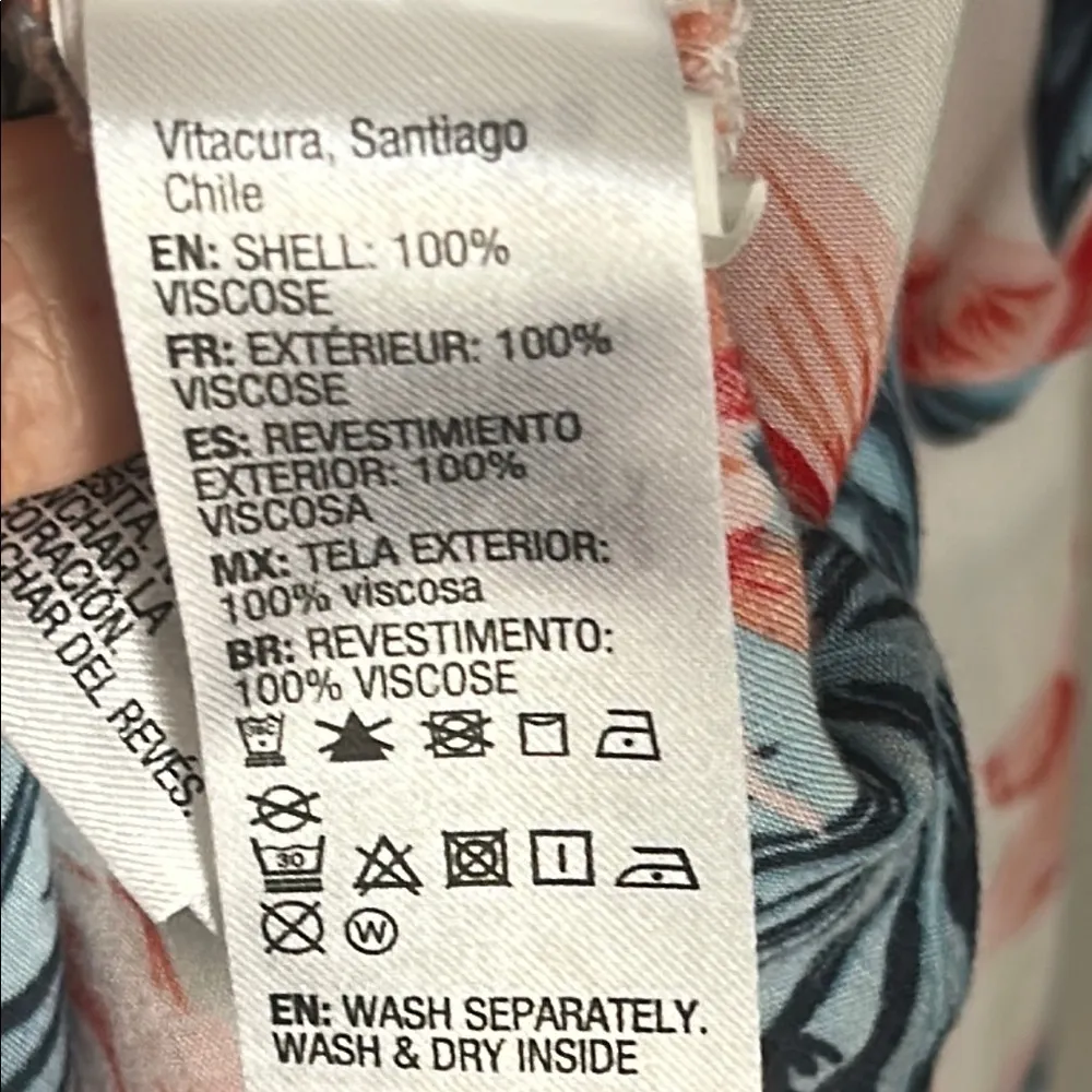 Roxy Tropical Floral Print Beachy Women's Ruffle Hem Tank Top - Image 10