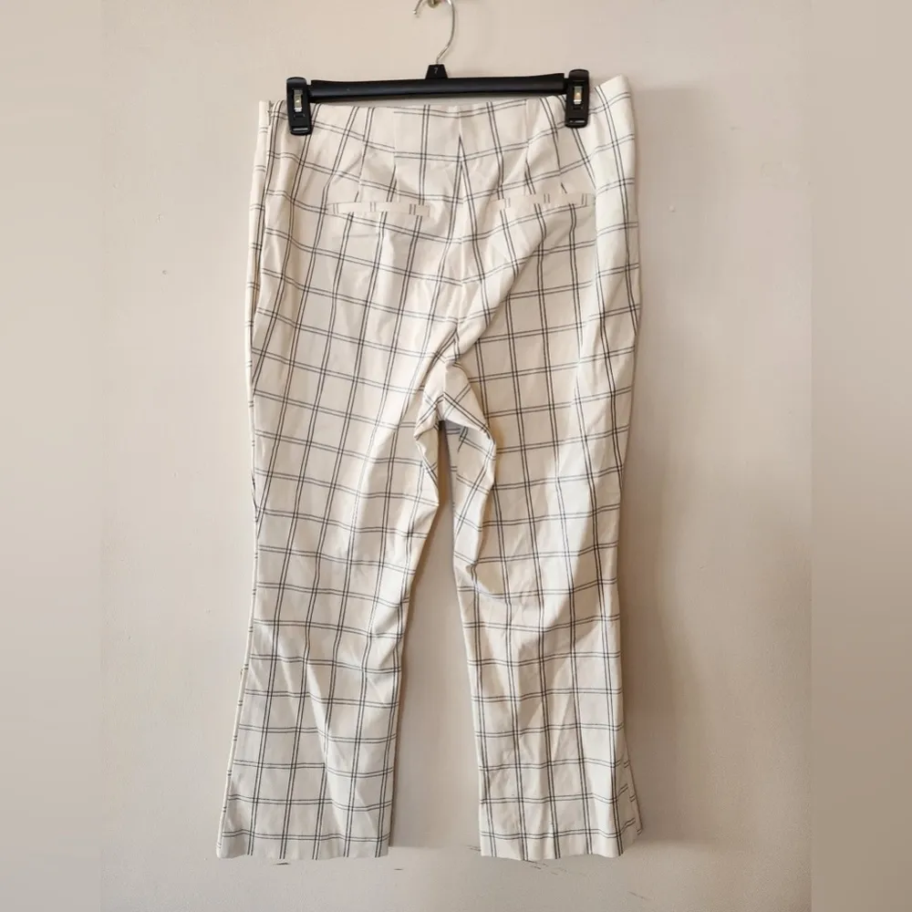 A New Day Womens Plaid Ankle Dress Pants Size 14 Zippered Pocket NWOT - Image 2