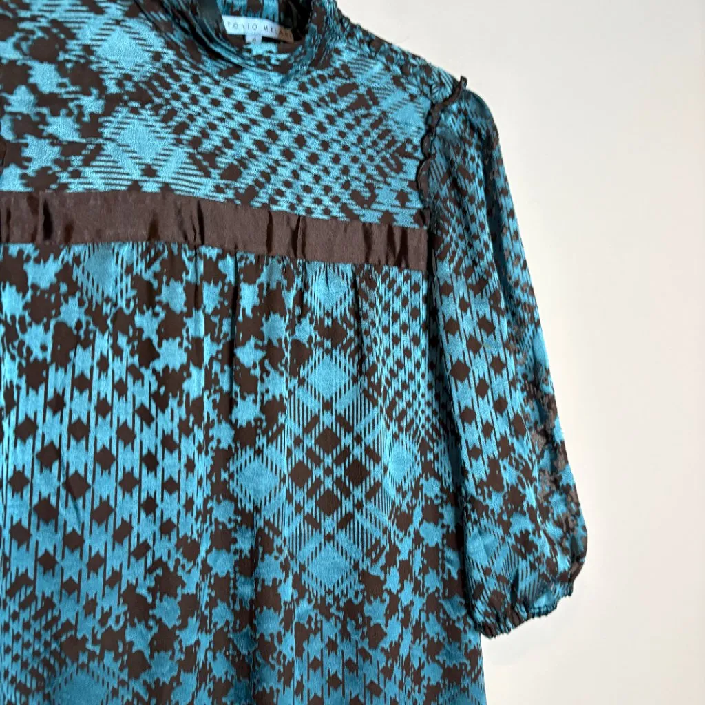 Antonio Melani Y2K patterned babydoll dress - Image 2