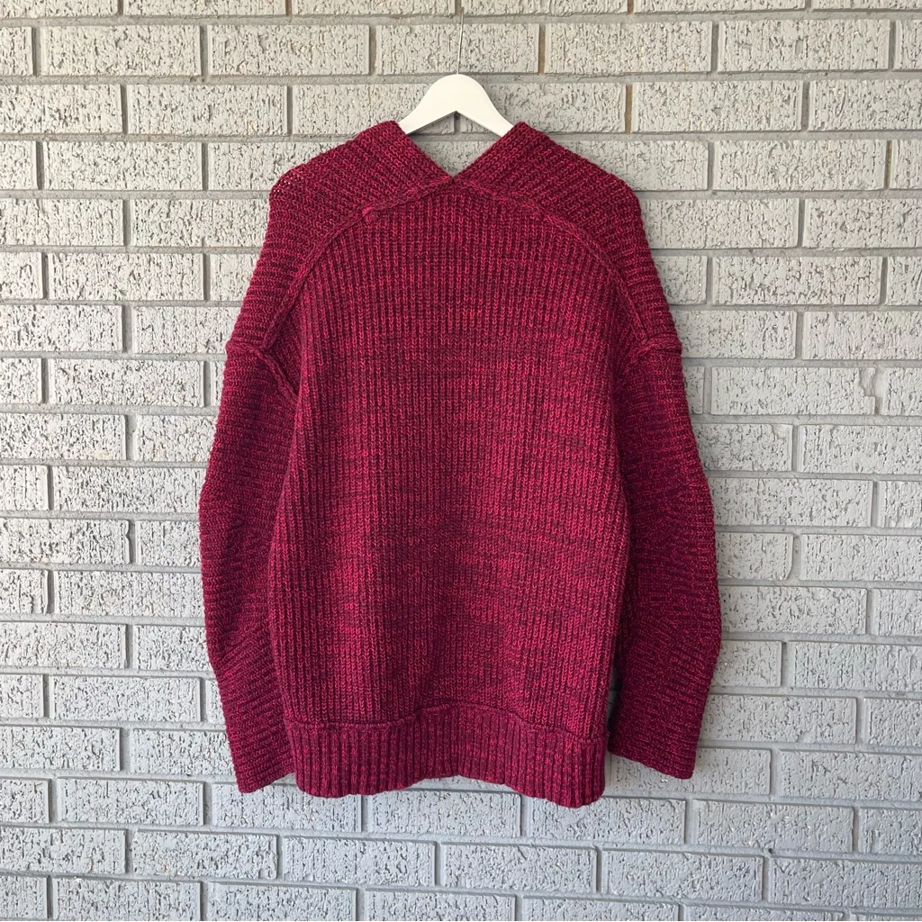 Free People High Hopes Cardigan Sweater Plum Blossom Combo Size Small - Image 6