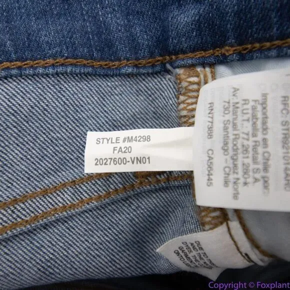 NEW Madewell Wilcrest Wash Distressed mid rise Skinny Jeans, 25‎ - Image 16