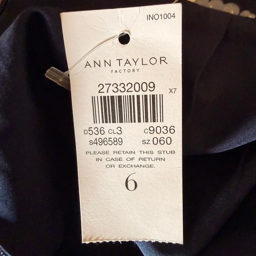 Ann Taylor Factory Floral Lined Pencil Career Skirt SZ 6 - Image 10