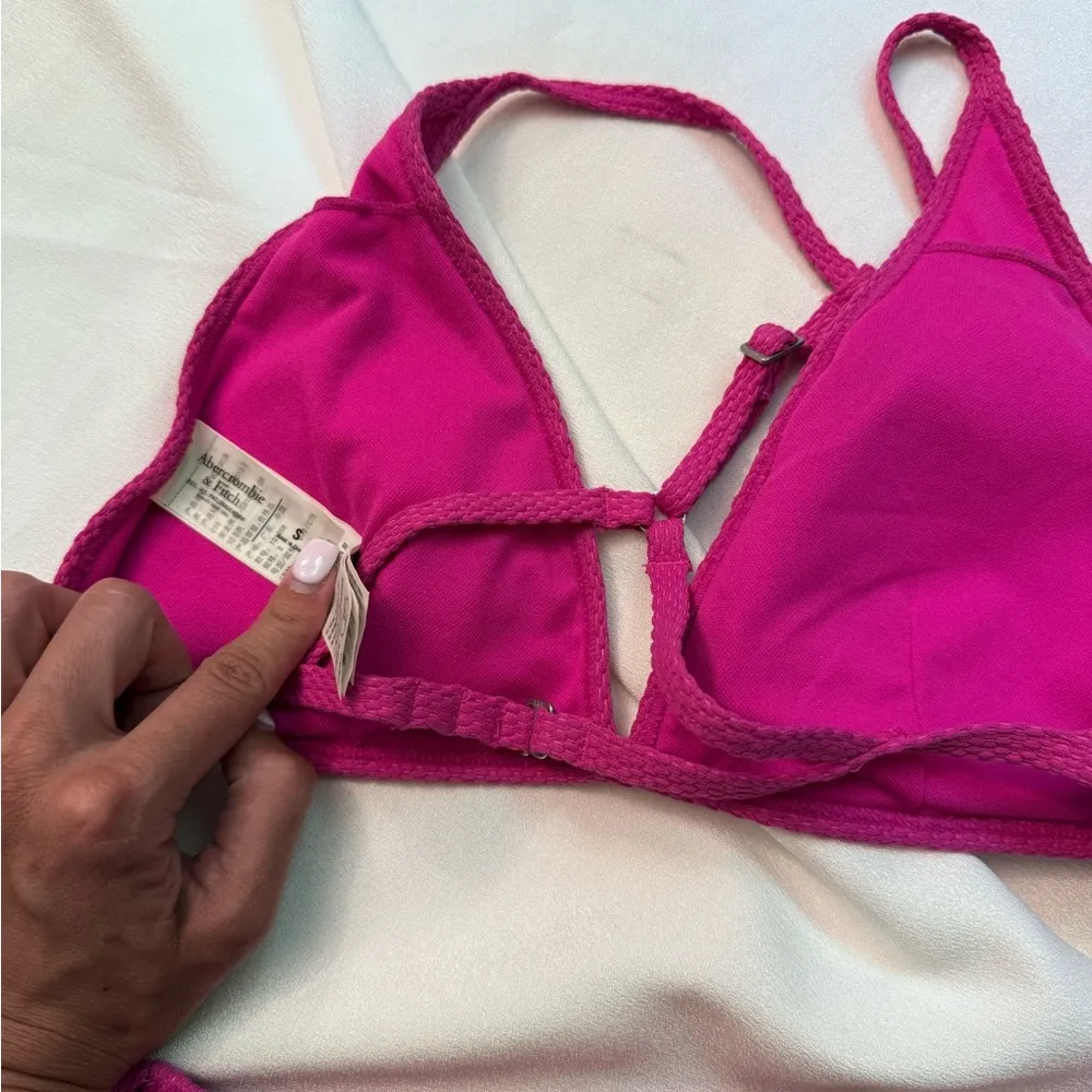 Abercrombie Women's Pink Bikini Set - Image 5
