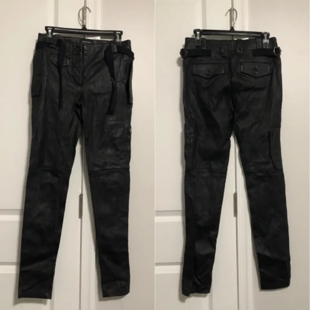 Barney's Alexandre Plokhov Barney’s Leather Utility Pants - Image 3