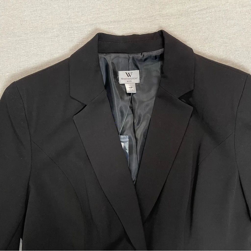 Worthington | NWT Petite Black Blazer | 10P - Image 3