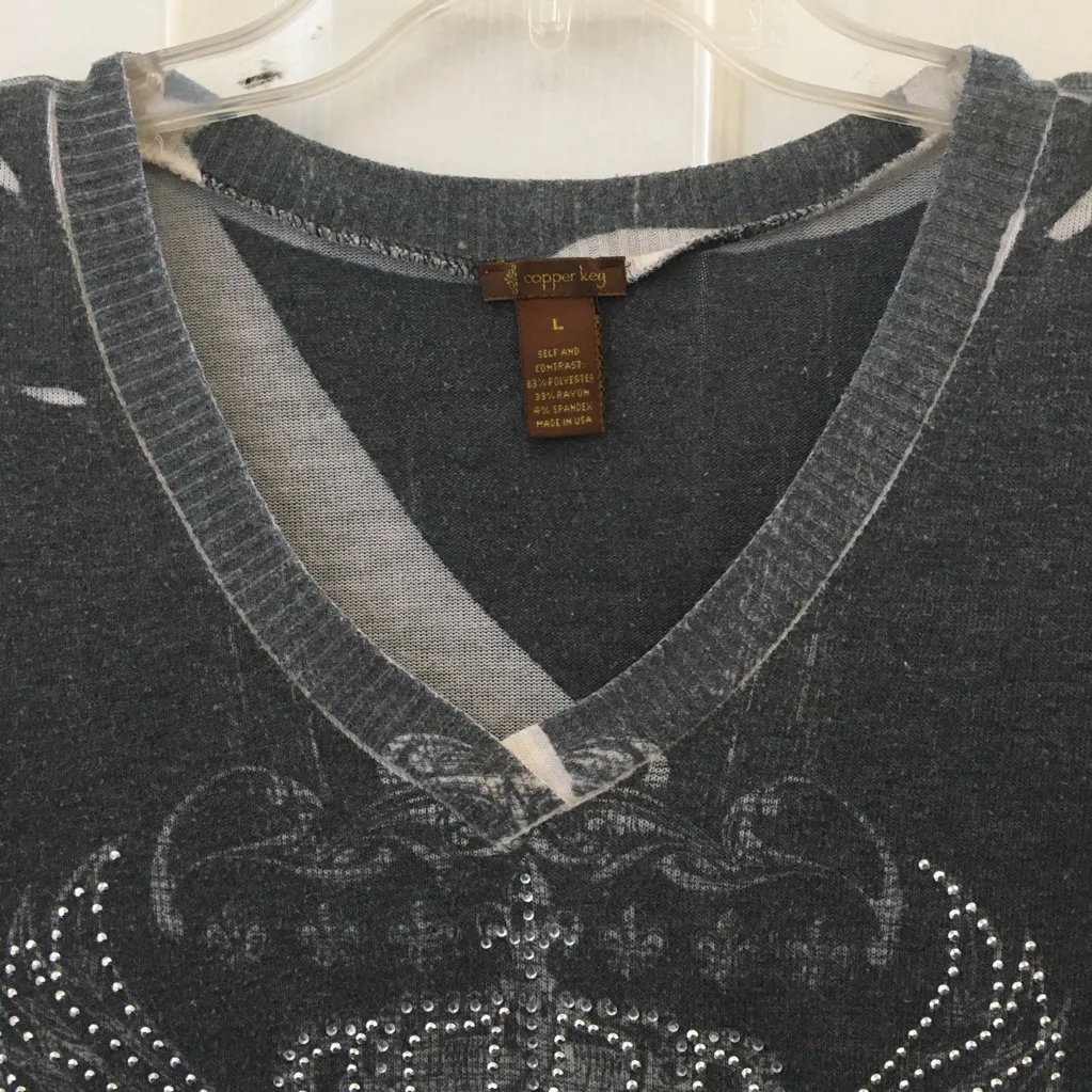 FINAL MARKDOWN Junior long sleeve copper key tee large - Image 4