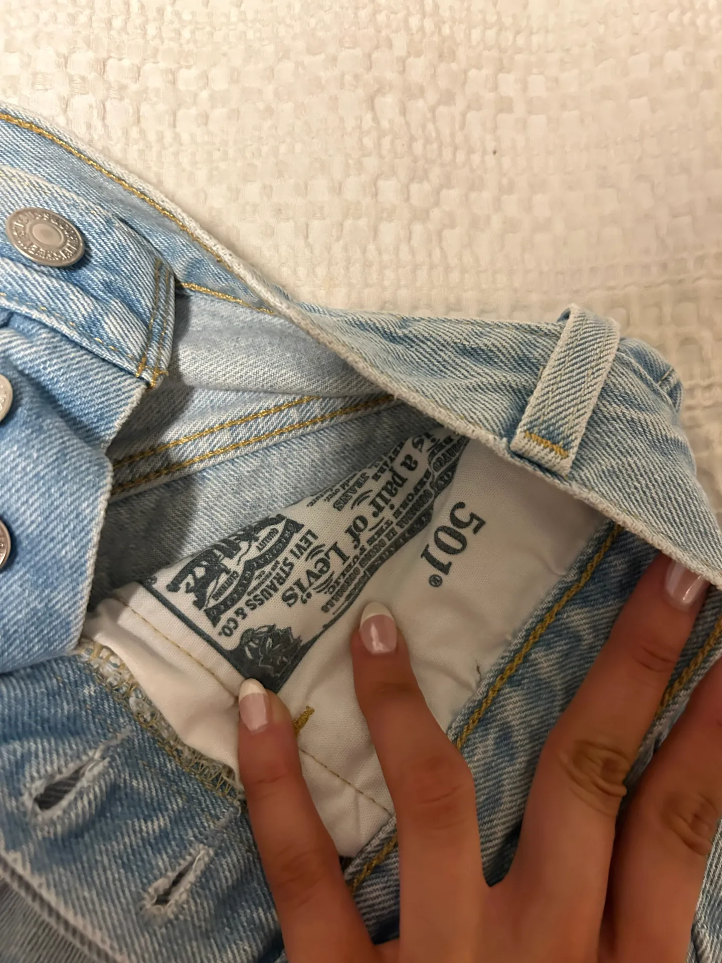 501 High-Rise Denim Shorts - Image 3