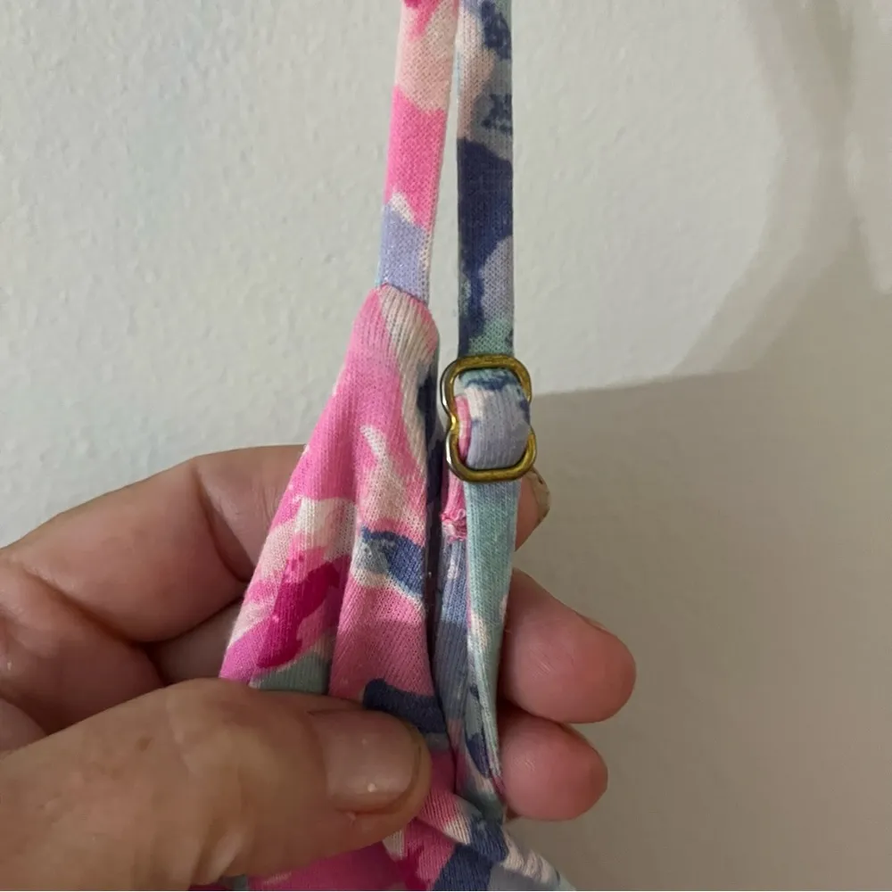 Lilly Pulitzer Dominica Handkerchief Hem Dress in Coco Coral Crab Size M - Image 9