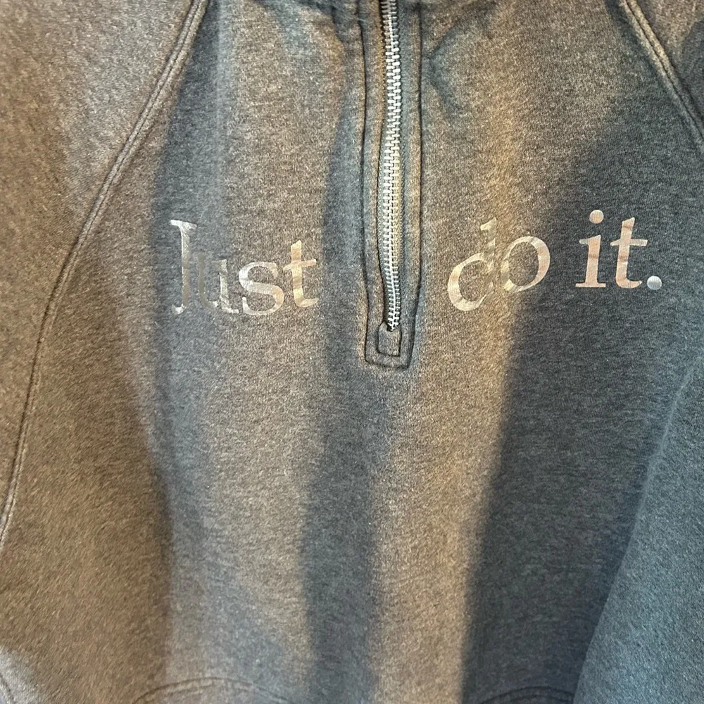 Nike Sportswear SHINE Funnel-Neck 1/2 Zip Pullover Sweatshirt | Women’s Size M - Image 4