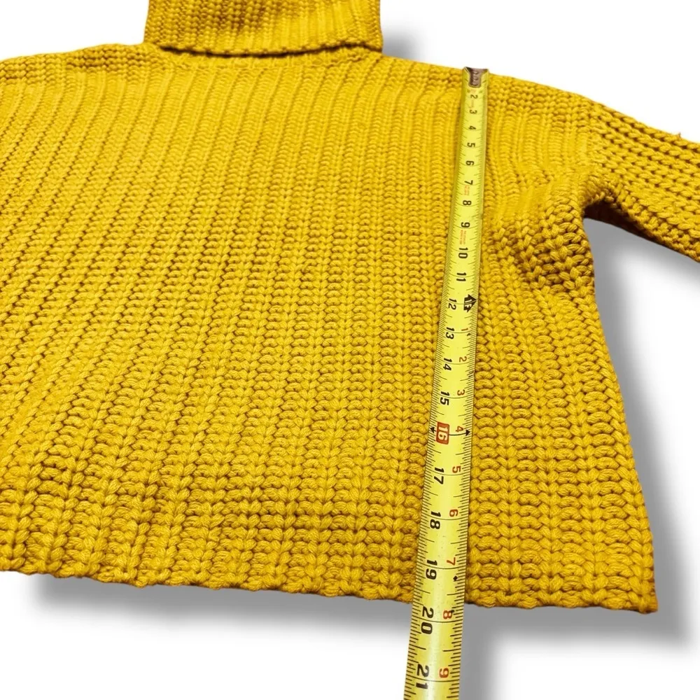 525 America x Revolve Wide Sleeve Turtleneck Sweater – Cosmic Green – Size Small - Image 8