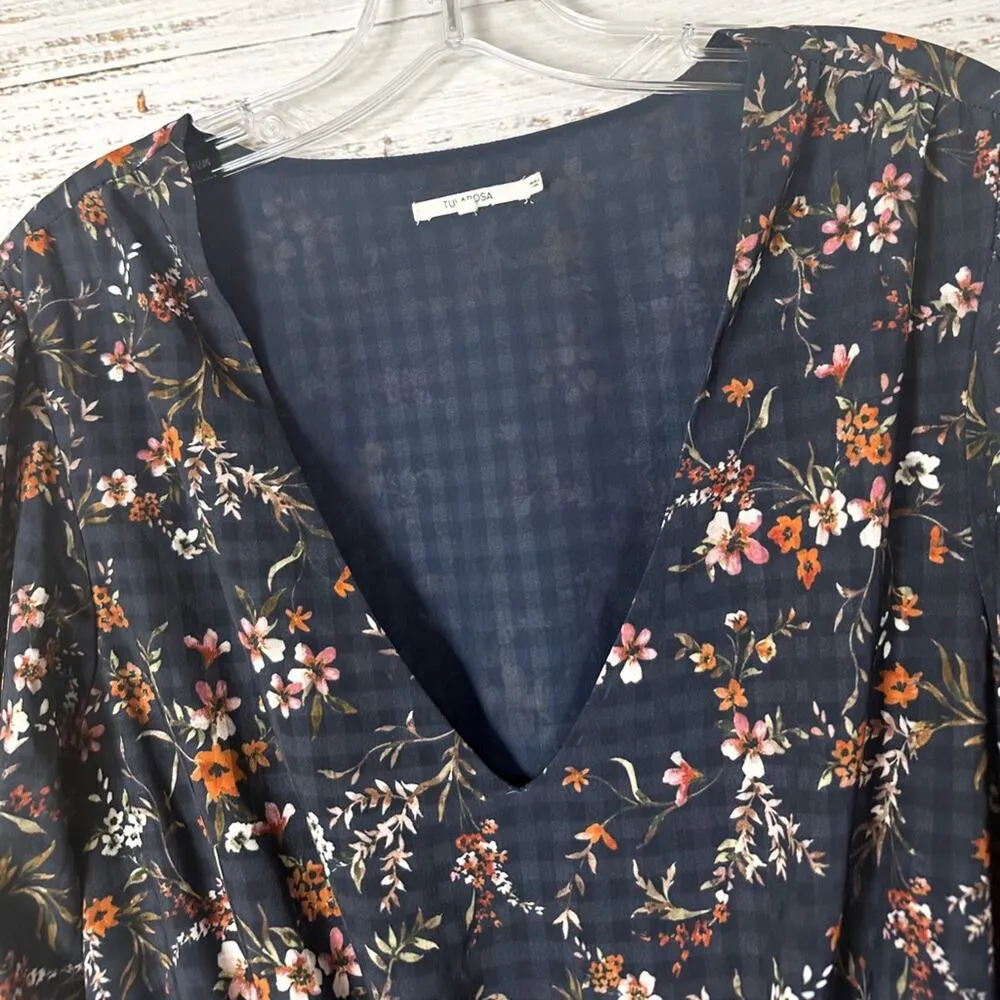 Tularosa x Revolve Deedee Black Floral Mini Dress, EUC, Size Medium, MSRP $188 - Image 8