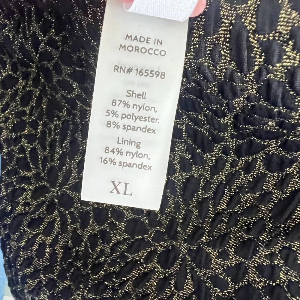 NWT Demi Moore x Andie Swim The Tropez Bottom Bikini Bottom Jacquard Size XL - Image 14