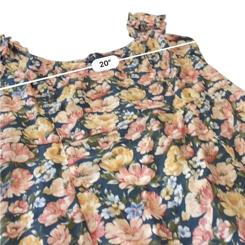 Abercrombie & Fitch Linen Blend Off-The-Shoulder Floral Corset Mini Dress Sz XL - Image 10