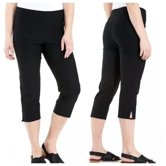 LauRie 36 Gabriella Regular Trouser Black Crop Pants Stretch XS S Equestrian Size undefined - Image 2