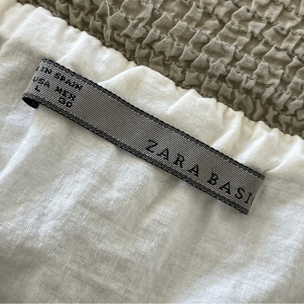 Zara Tiered Skirt Maxi Green (large) lined bohemian cottagecore classic summer - Image 3