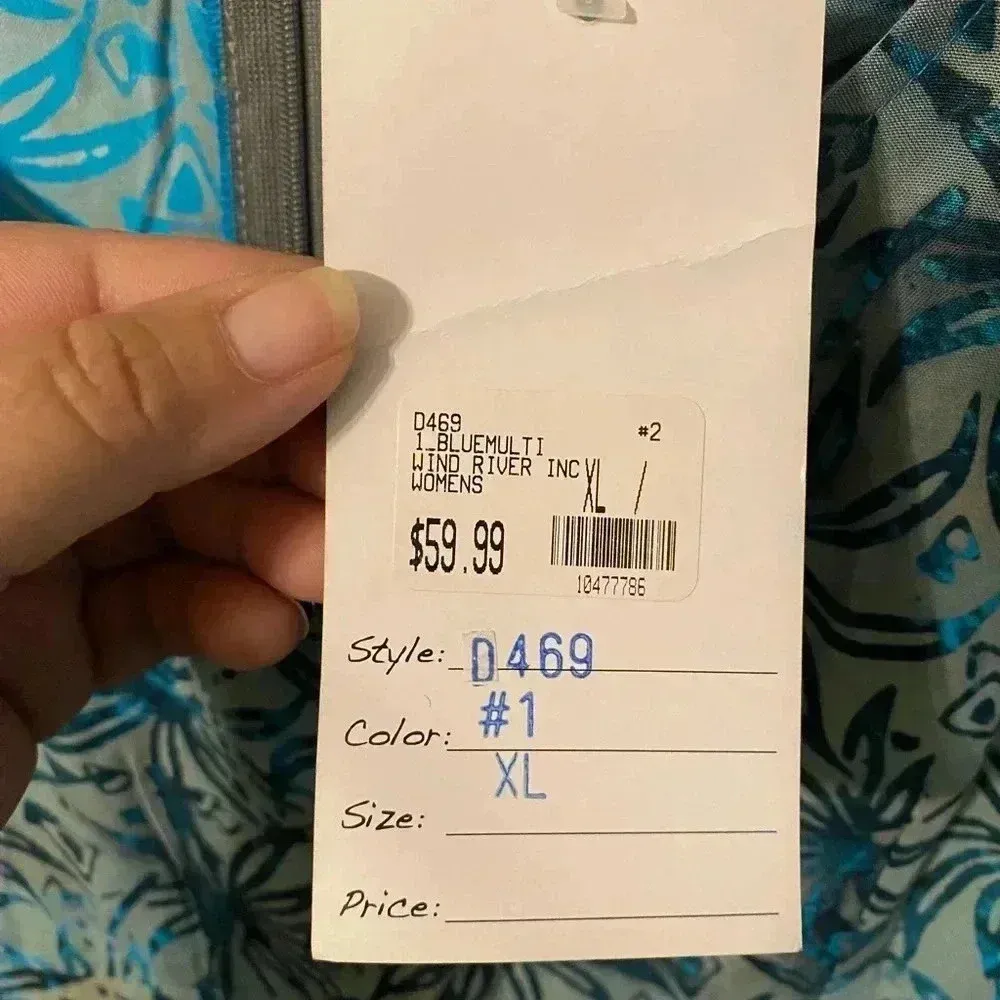 Sleeveless Tank Teal Black Olive‎ Green Floral Dress XL *NWT* Blue - Image 4