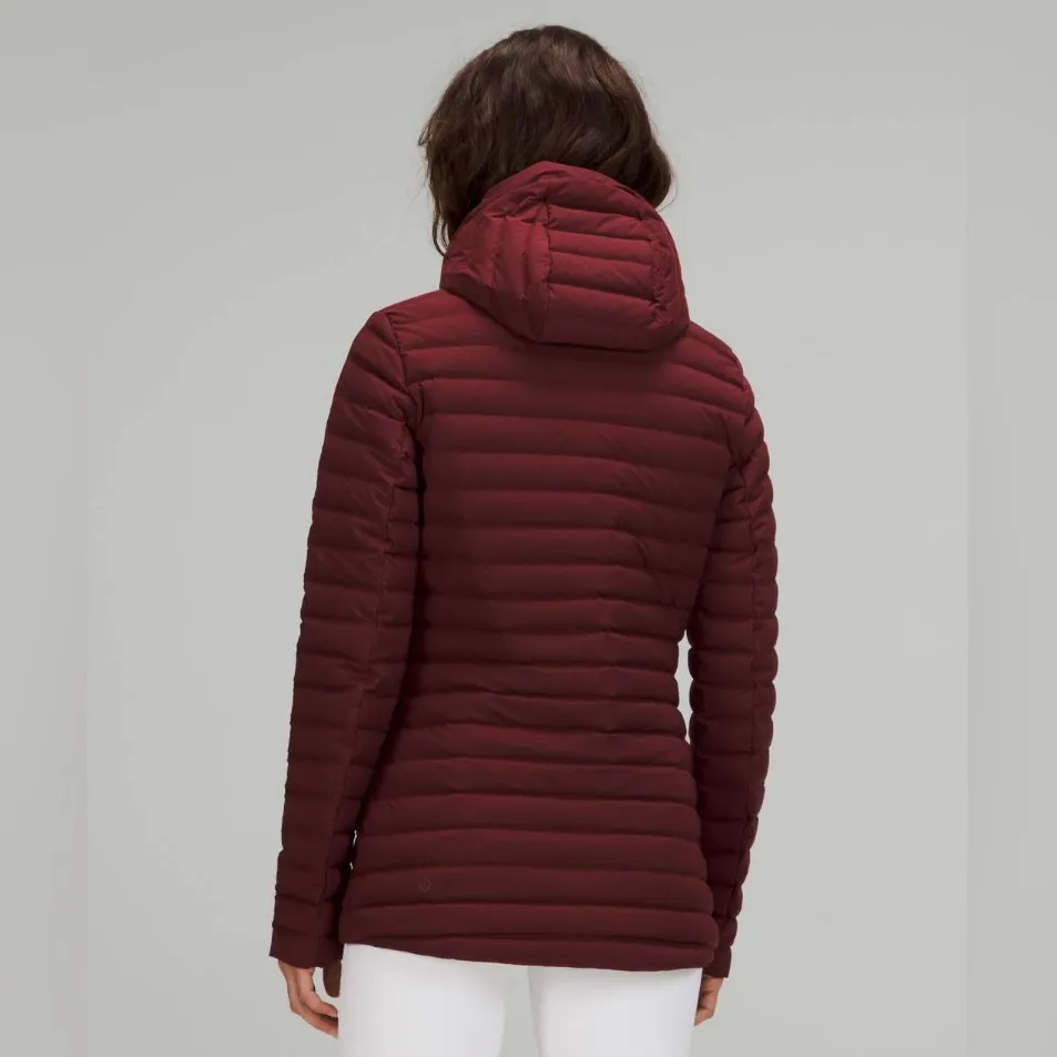 2021 Lululemon Pack It Down Jacket Coat 700 Fill Red Merlot • Size 2 • NWOT - Image 7