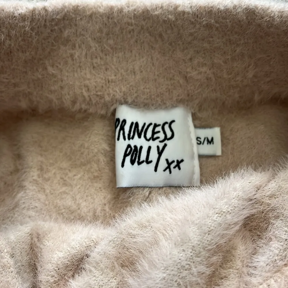 Princess Polly Fuzzy Lounge Set S/M Crop Top Shorts pink Soft Knit 2 piece - Image 11