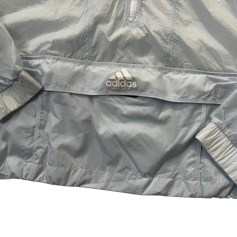 Adidas Blue Packable wind RDY Waterproof Windbreaker Jacket Women Medium | 60-21 - Image 3