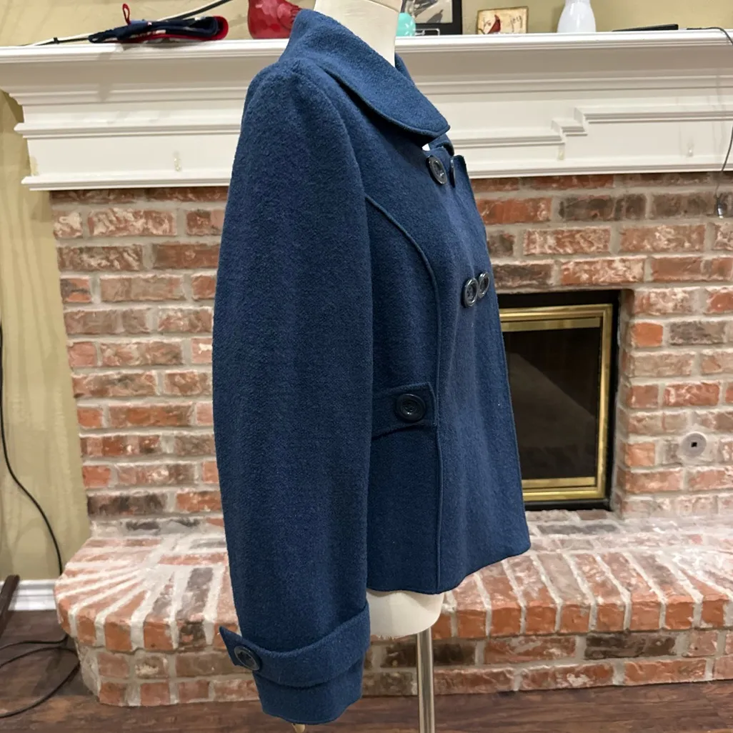 Merona Navy Wool-blend Peacoat / M / Excellent condition - Image 2