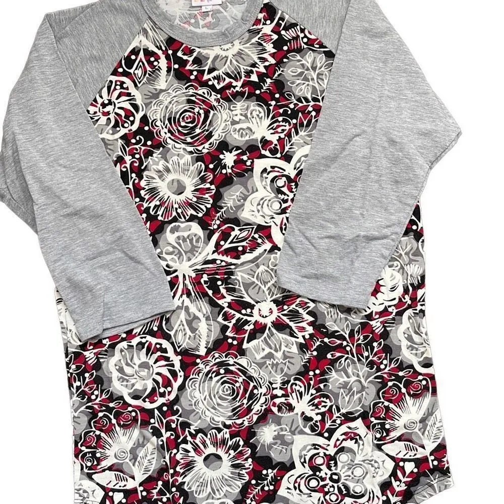 Mystery LuLaRoe Bundle Leggings One Size Shirt Large Multi Color Butter‎ Soft - Image 3