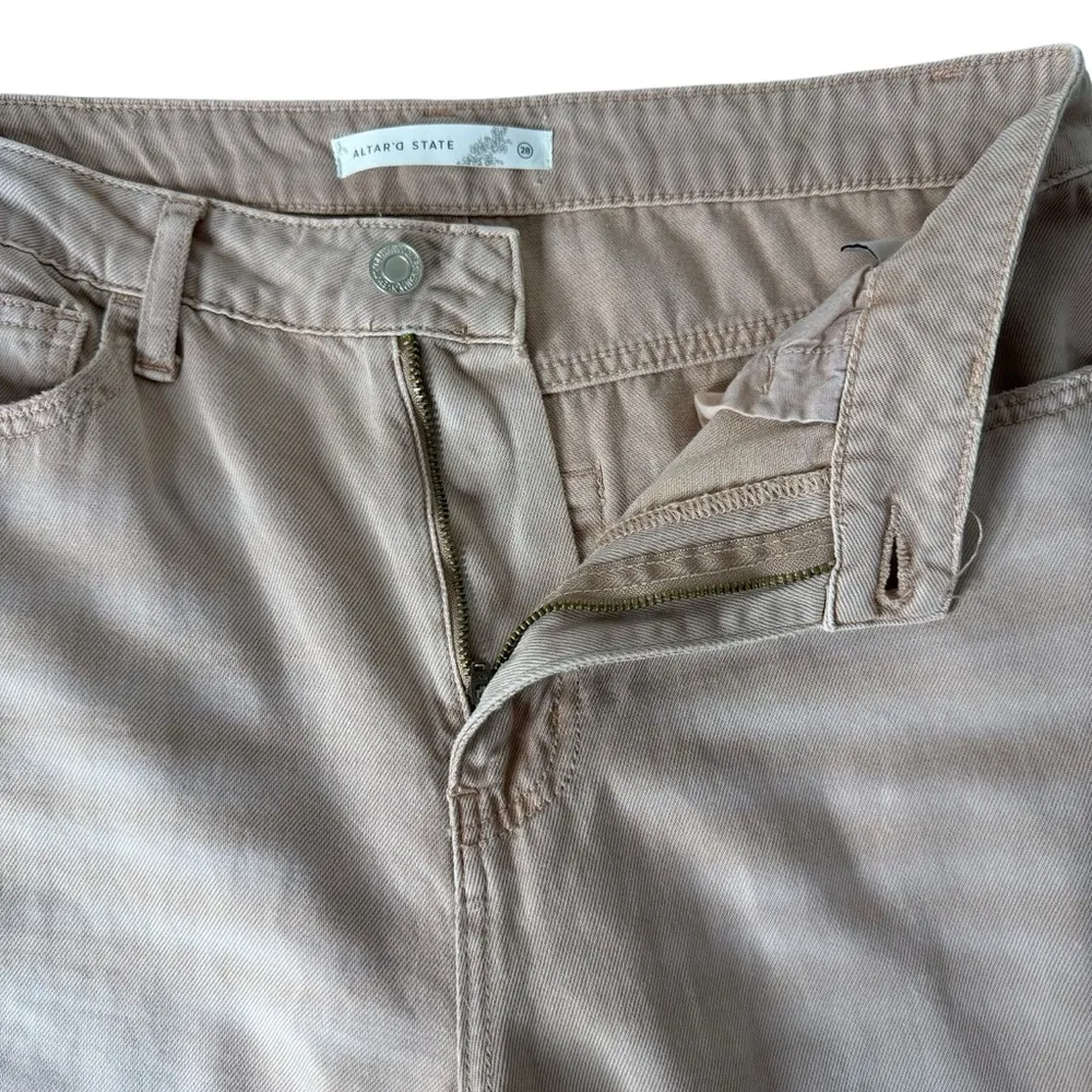 Altar’d State Aubrielle Straight Leg Jeans in Mauve 28 - Image 8