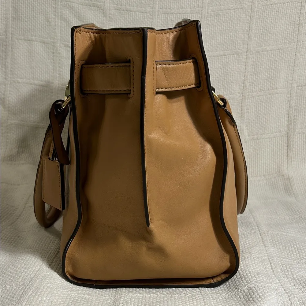 Michael Kors Hamilton Traveler Leather Satchel - Image 4