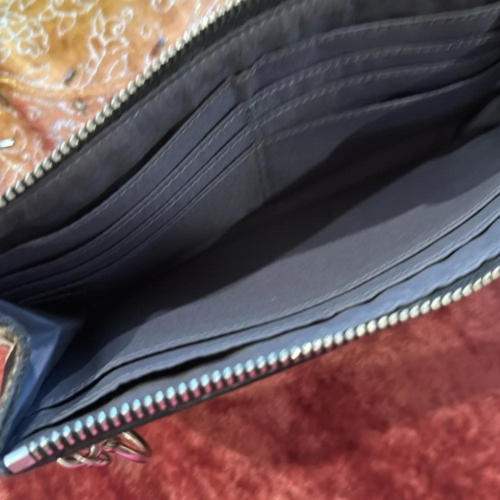 Coach Black and Gold Wristlet - Image 5