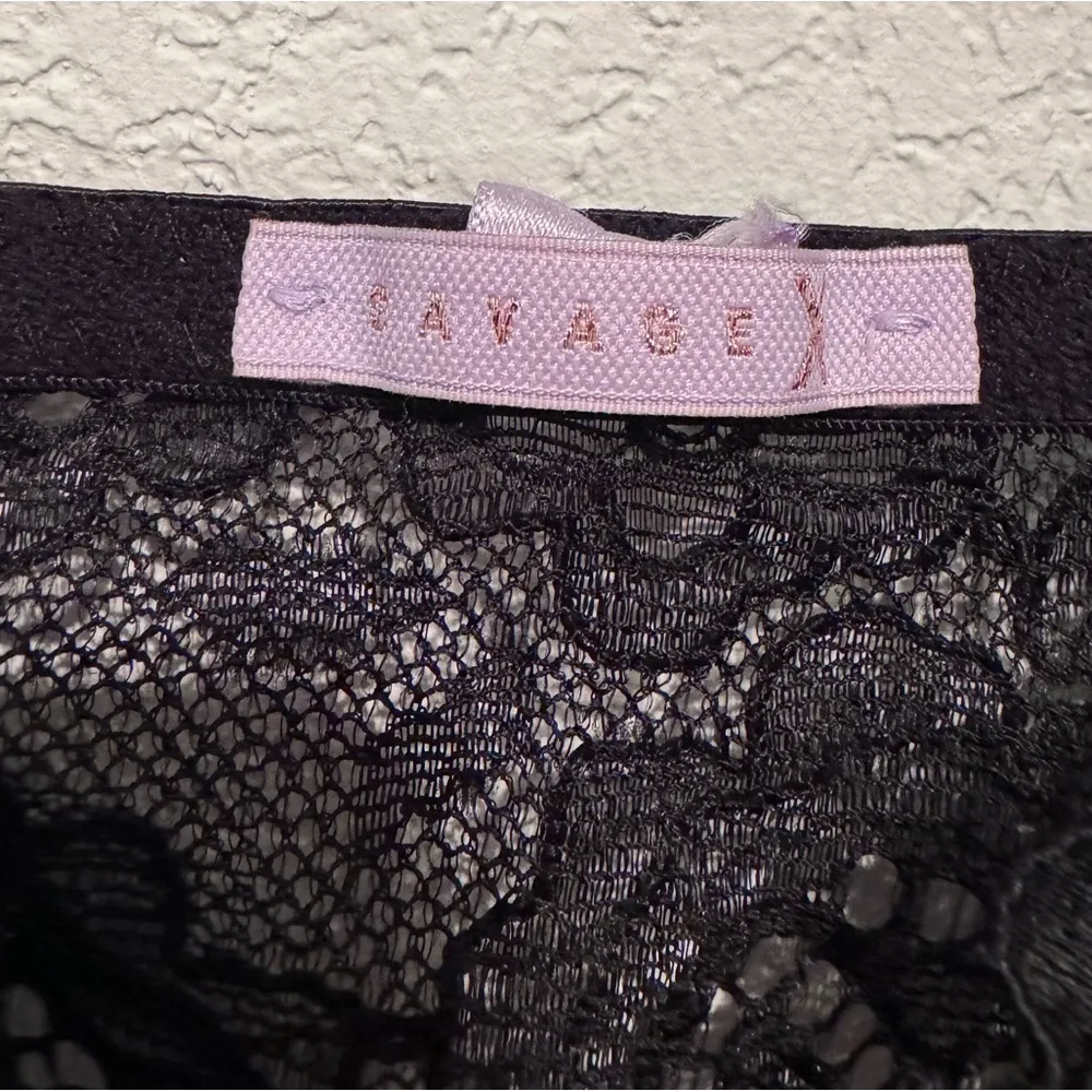 Savage X Fenty Romantic Corded Lace Front-Closure Bralette size S - Image 7