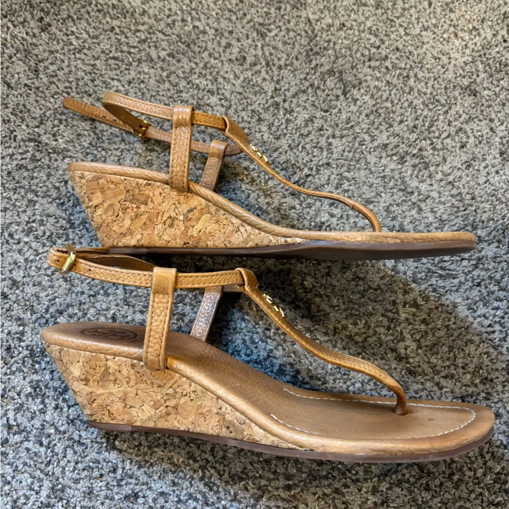 Tory Birch Wedge Sandals - Image 2