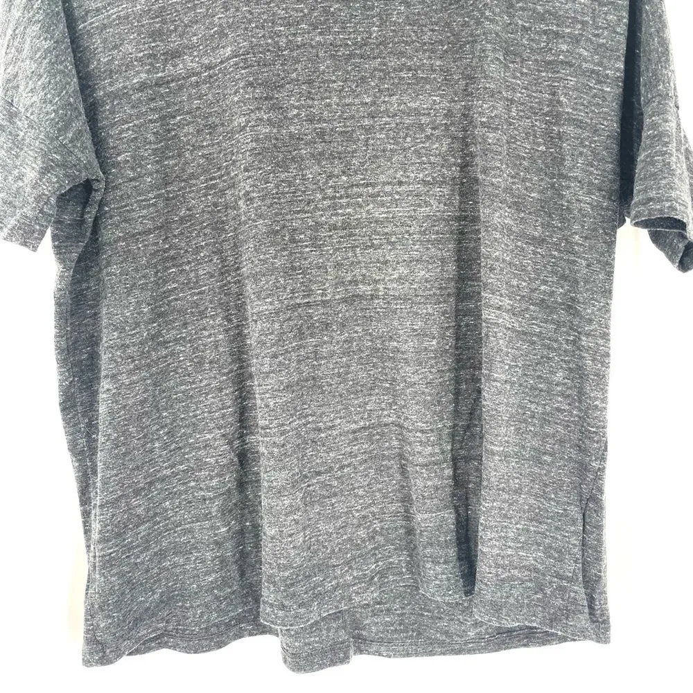Daydreamer  LA Short Sleeve Top Scoop Neck Gray - Image 3