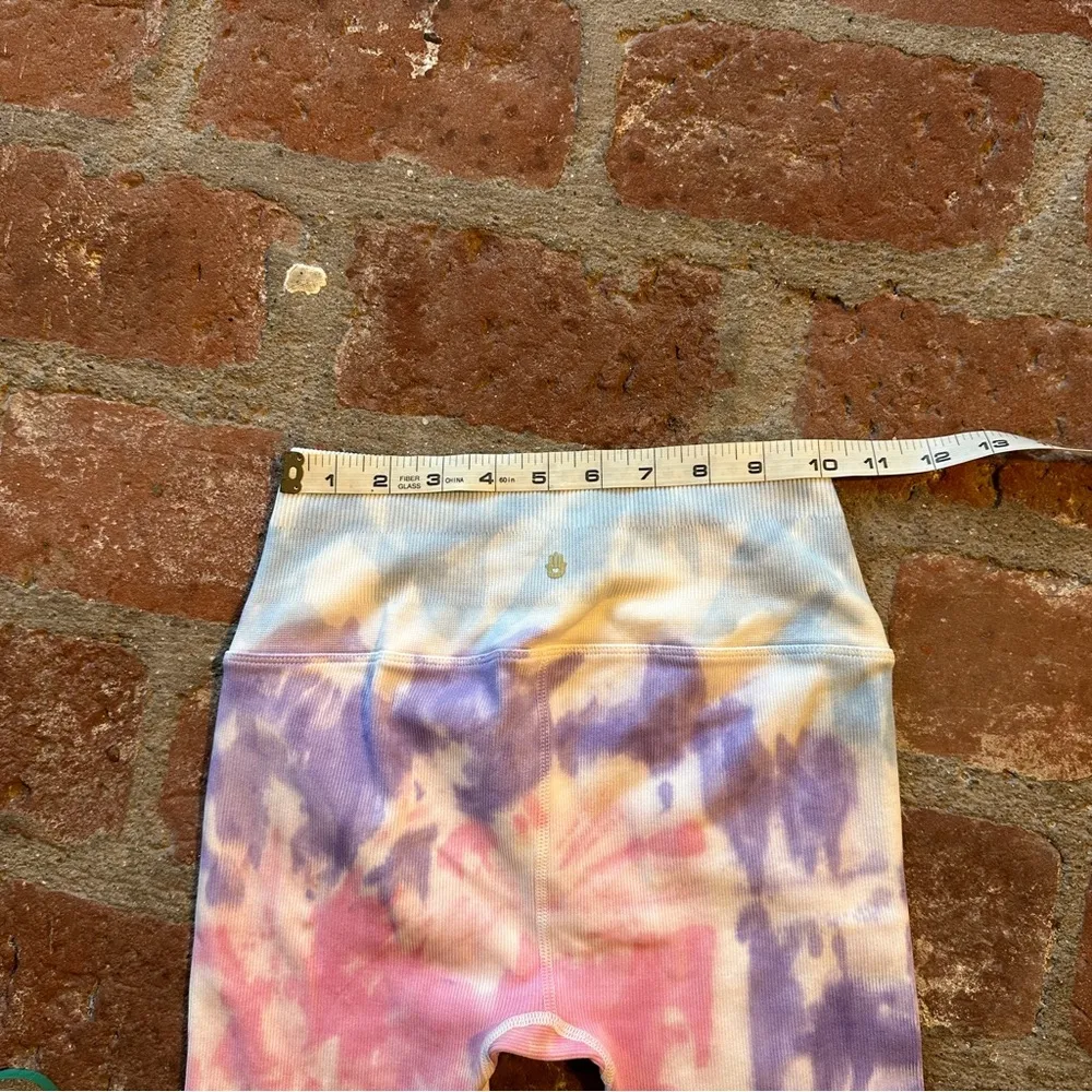 Spiritual Gangster Pink and Blue Tie-Dye Love Sculpt Ribbed leggings size XS/S - Image 11