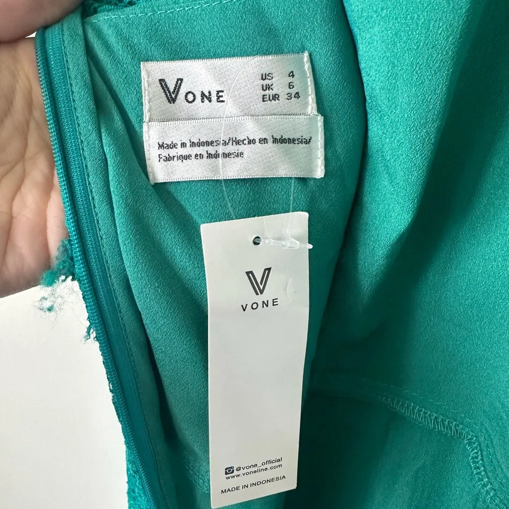 NWT Anthropologie Vone Dashing Lace Midi Dress Size 4 - Image 7