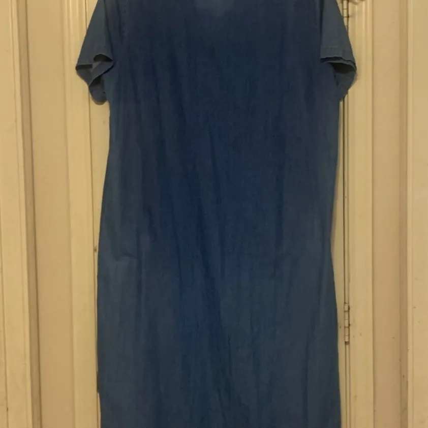 Blue Cactus Women’s Maxi Denim Tribal Southwestern 2X Dress. 2594 - Image 2