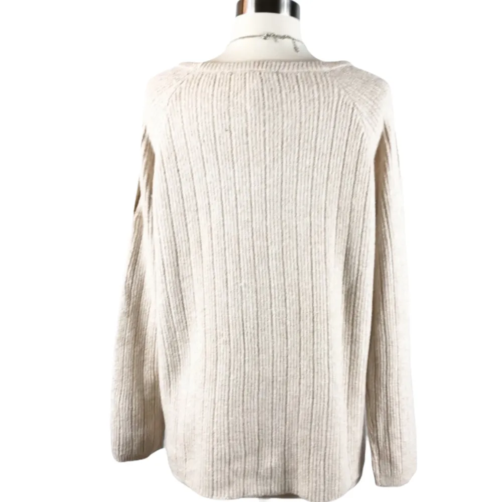 BB DAKOTA REVOLVE Ribbed Sweater Underneath it all Pullover Crew Neck Large NWT - Image 3