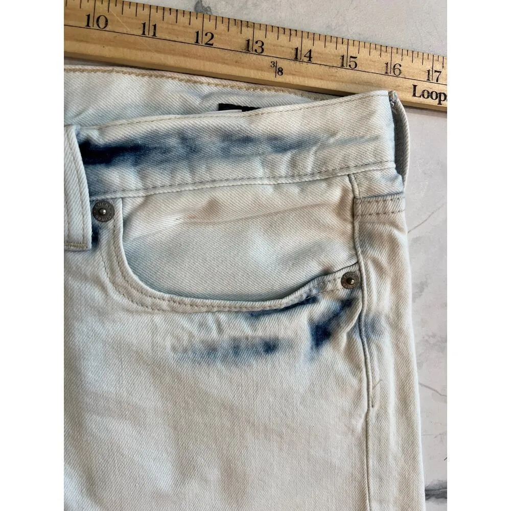 Lucky Brand The Cutoff bleached raw hem denim jeans shorts Size 6/28 - Image 8
