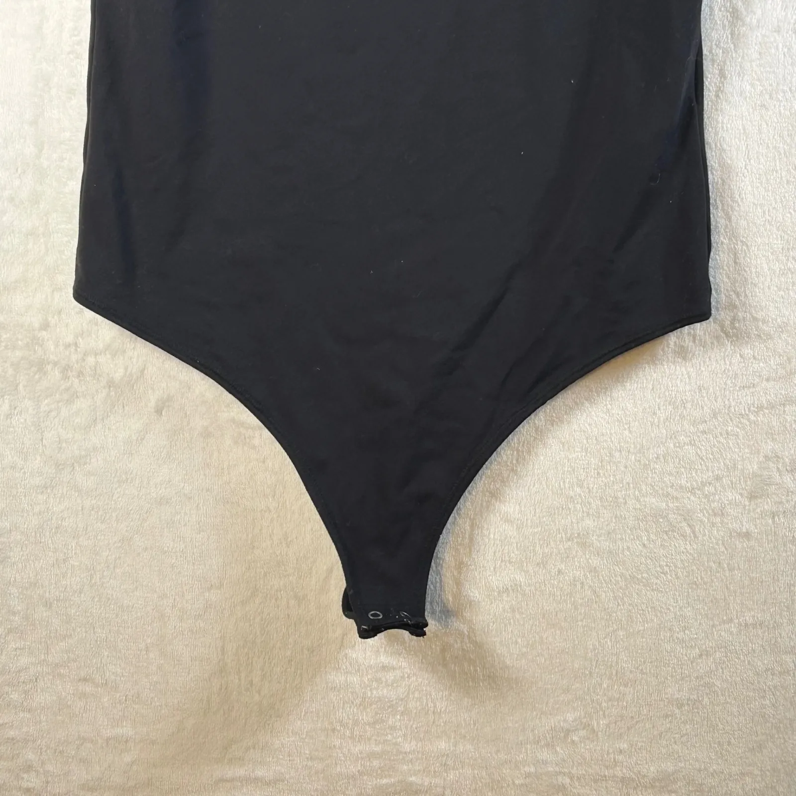 Abercrombie Fitch Black Mock Neck Sleeveless Bodysuit Soft A&F Collection Medium - Image 4