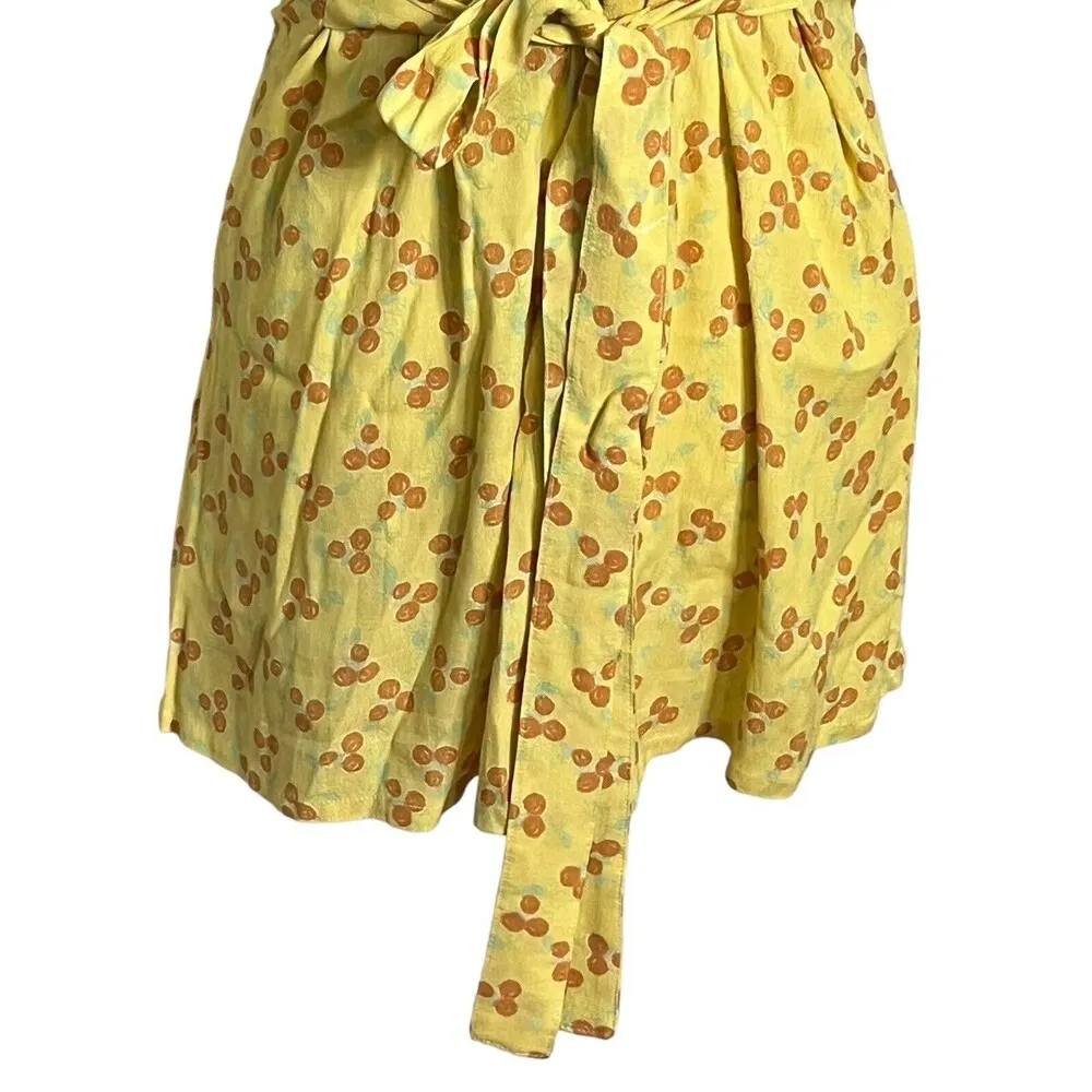 With Jean Loretta Dress Mini A Line Berry Cherry Yellow Womens Size XS - Image 8
