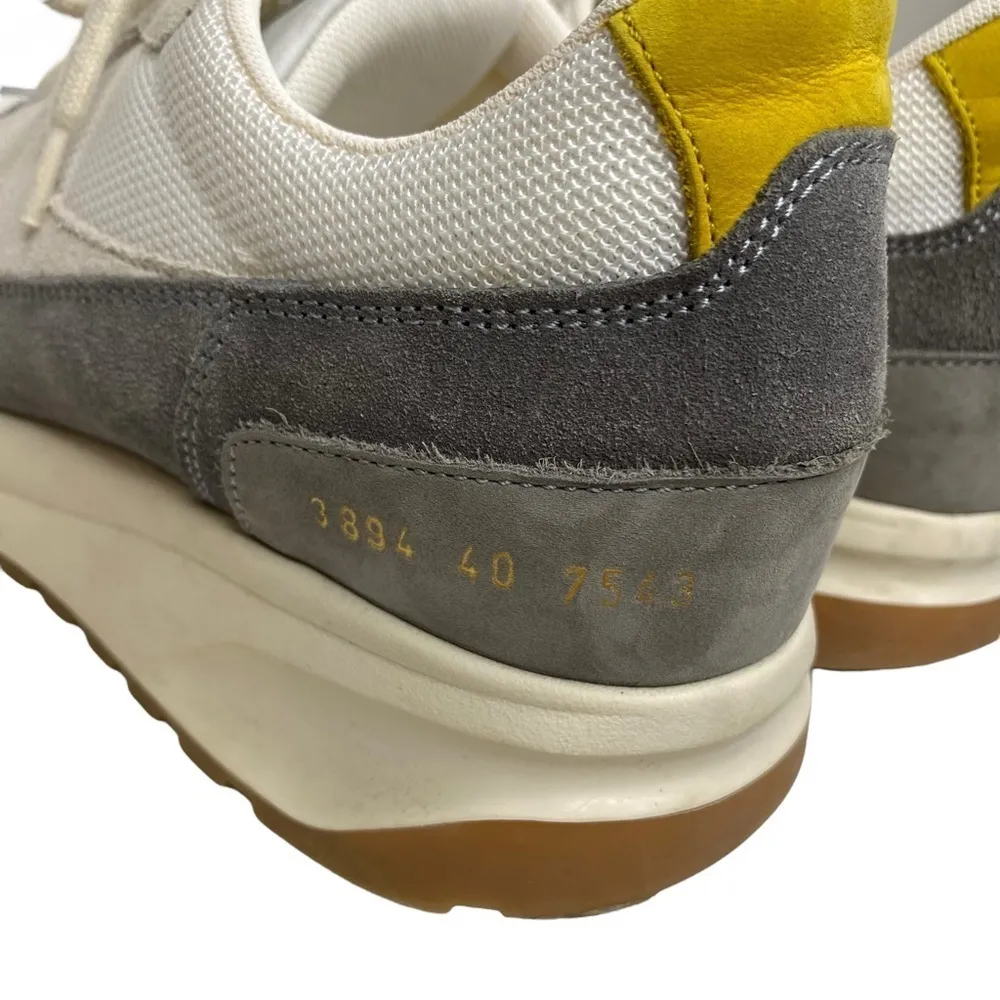 Woman by Common Project Color Block Patterned Sneaker 40 US 10 Gray - Image 6