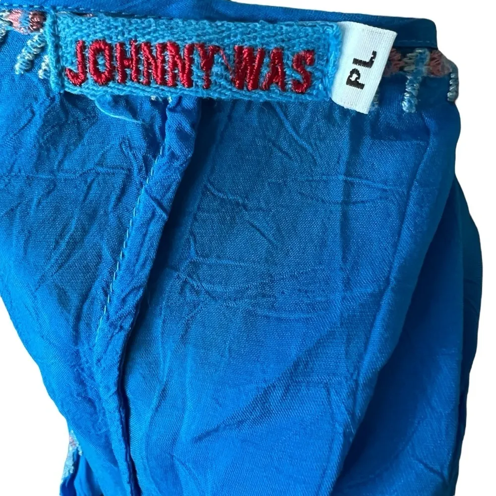 JOHNNY WAS Vanessa Georgette Embroidered Tunic Top - Image 10