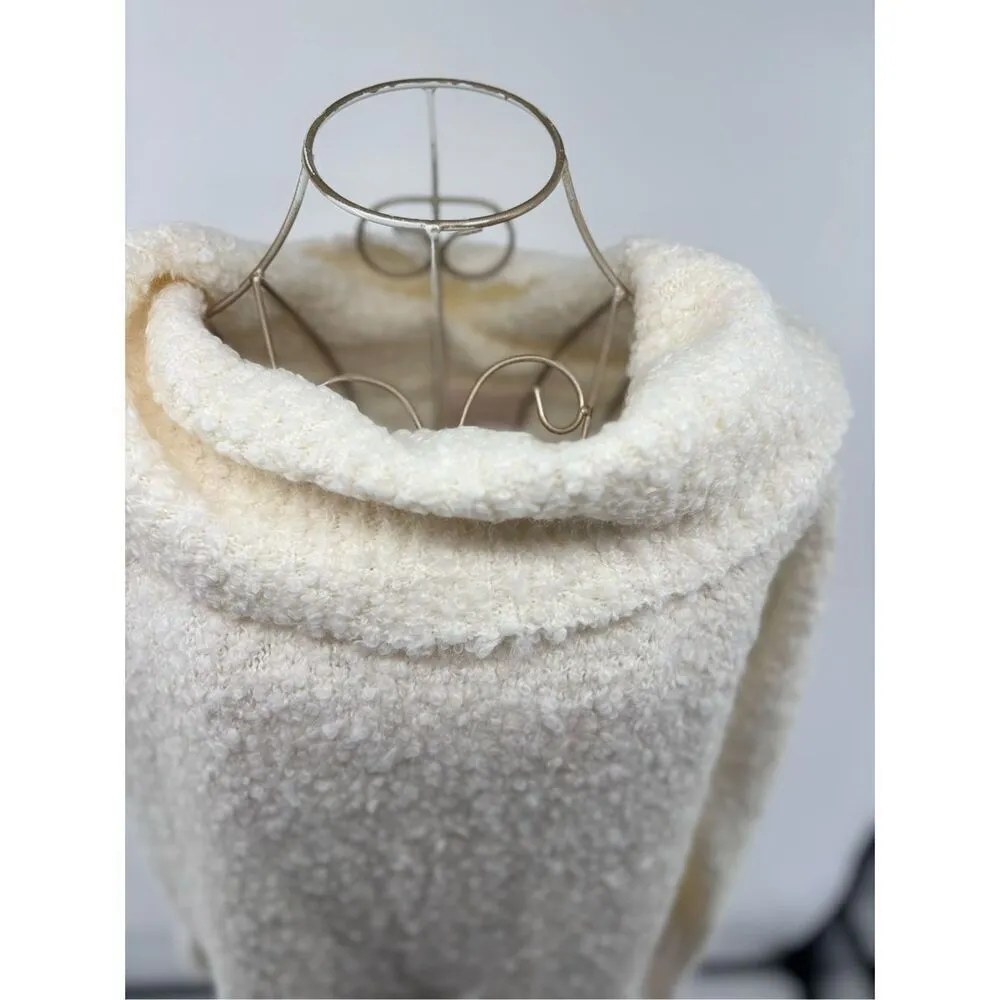 Cinq A Sept Leya Women’s Sweater Size Small Ivory Cowl Neck Alpaca Wool Blend - Image 7