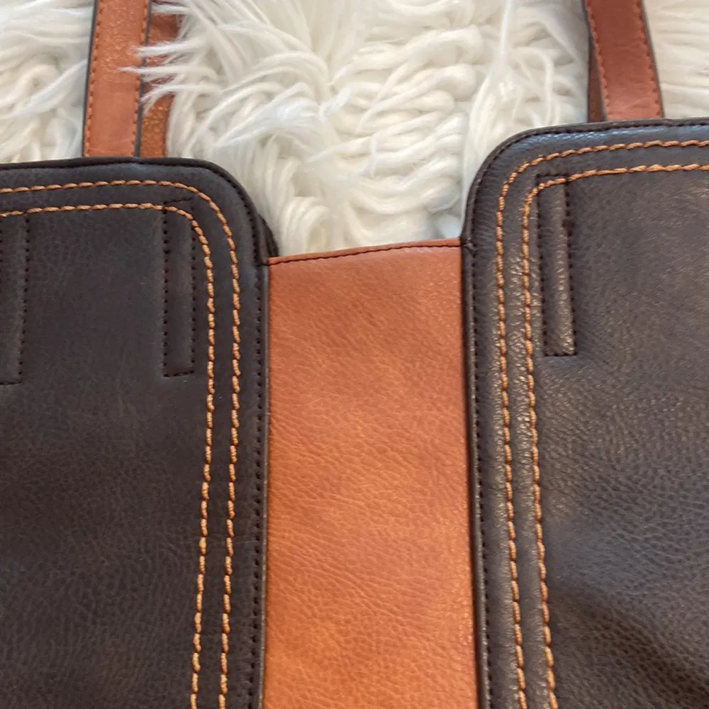 Montana West Brown and Tan  Tote Bag excellent condition see all photos - Image 2