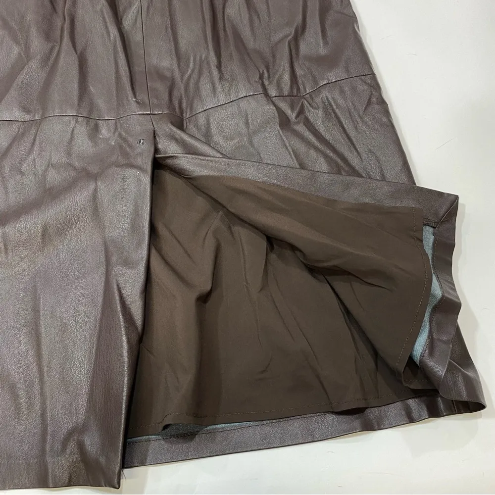 Adam Lippes Leather Sheath Dress Size 4 - Image 6