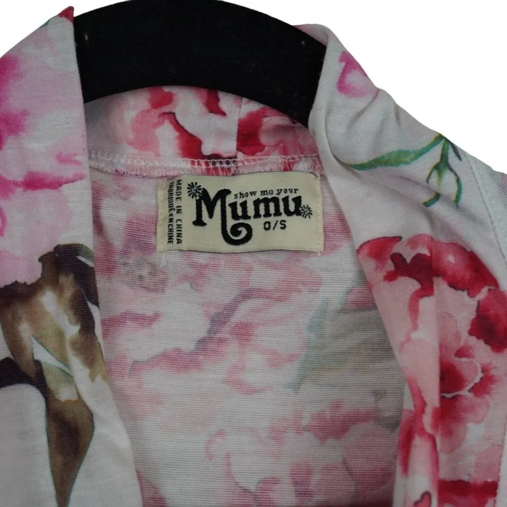 EUC Show Me Your Mumu Brie Robe Garden of blooms lightweight floral print robe s - Image 7