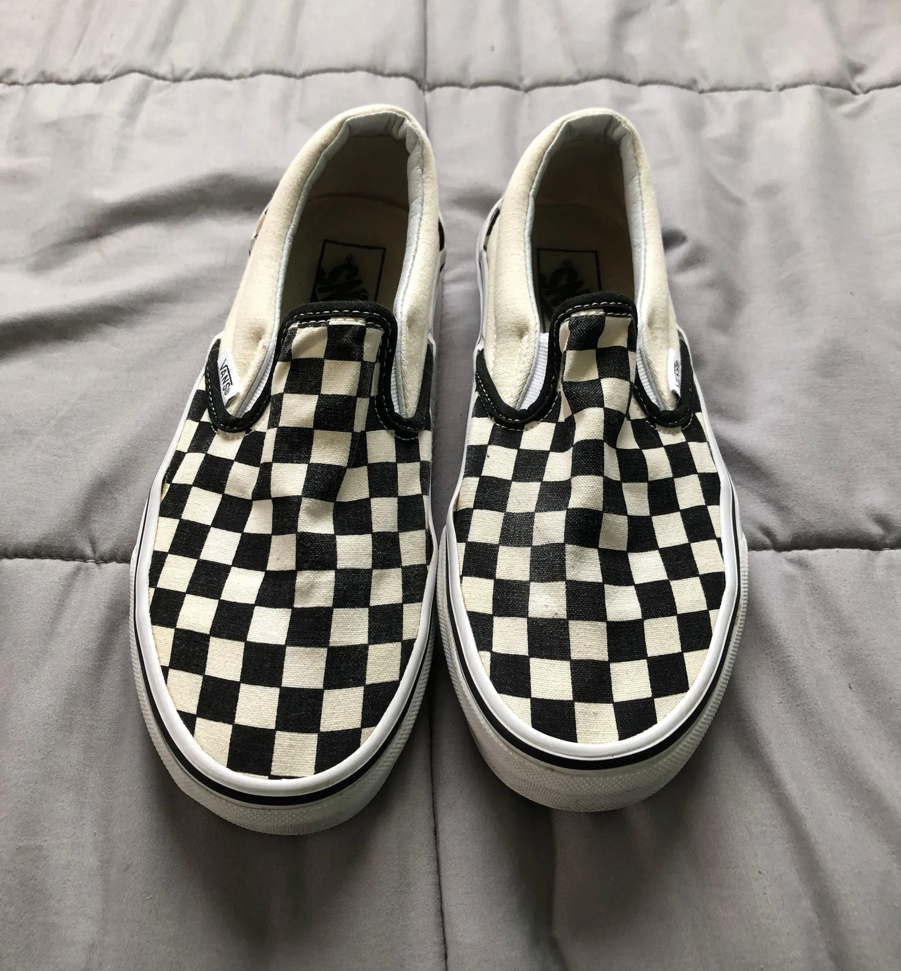 Vans Black Checkered Slip-On - Image 3