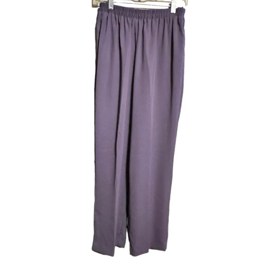 Vintage‎ R&M Richards Polyester Pantsuit Purple Size 10P - Image 6