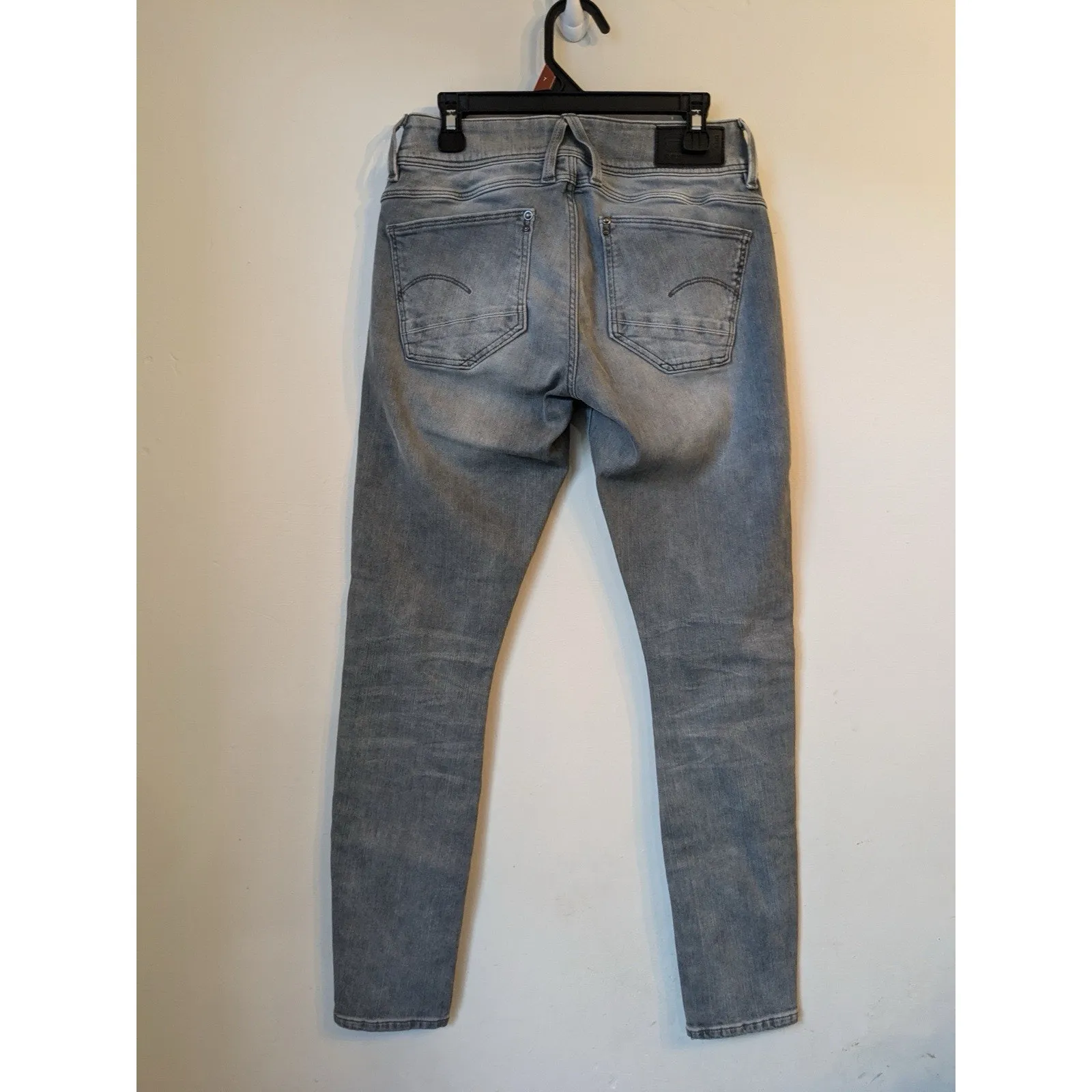 G-Star Lynn Women’s Jeans Mid Rise Grey Skinny Stretch Size 26x28 - Image 7